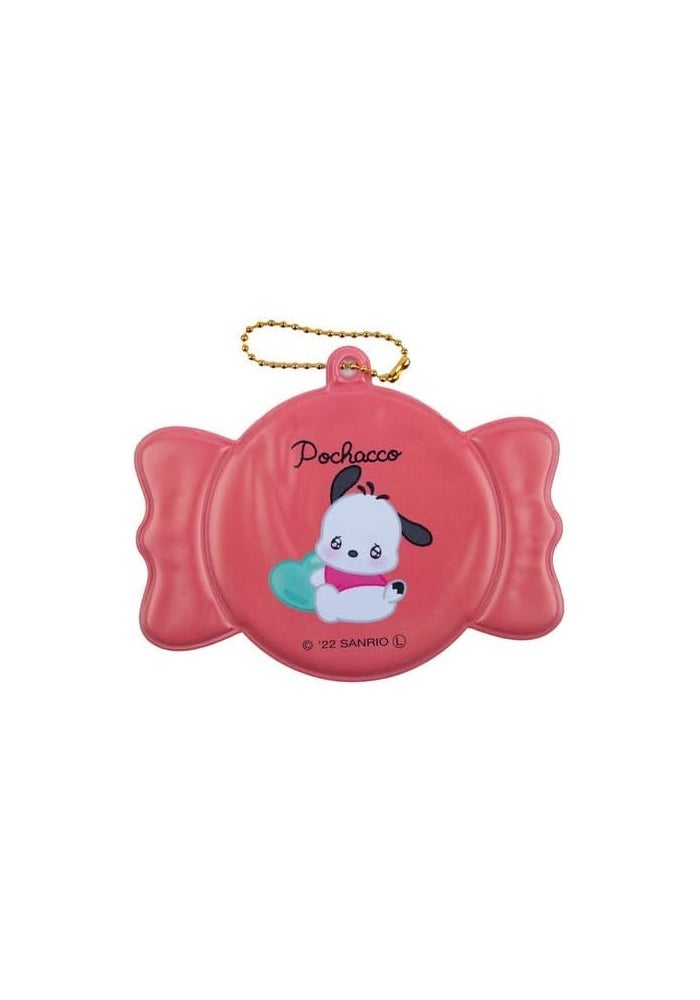 Daiso Sanrio Character Key Holder with Pocket | Red | Cute Keychain Wallet for Keys, Cards & Small Essentials - Image 2